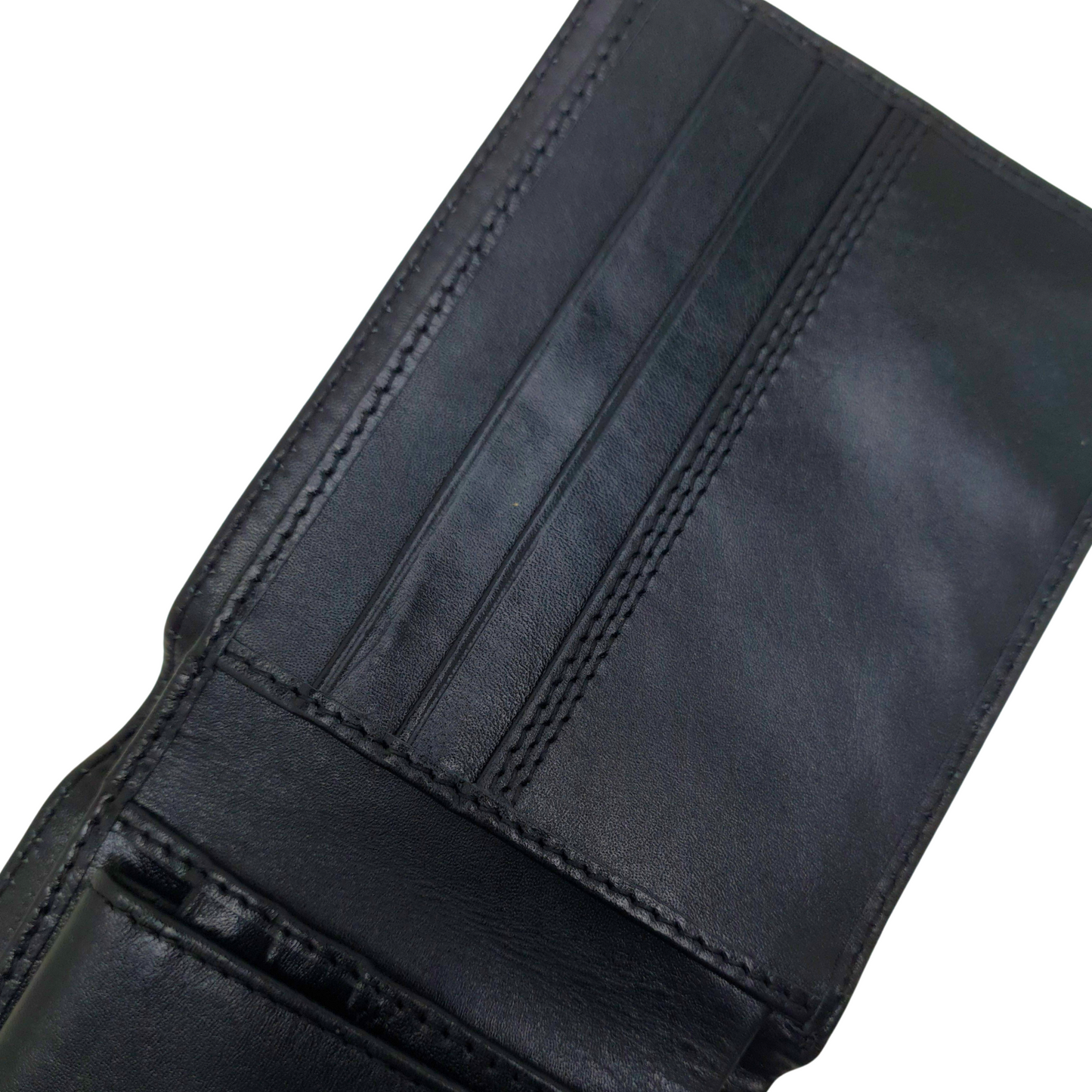 Premium Wallet high quality genuine Black colour Authentic leather man woman Slim Money Bag comfort style fashion low price BD Dhaka Khulna Chittagong Sylhet Shonir Akhra Sayedabad Wari Lalbagh Tejgaon Niketan DNCC Badda Rupnagar 