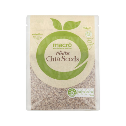 Improve your well-being by our Macro White Chia Seeds from Australia into your diet. Protein fibre meal Perfect Good quality delicious authentic Halal natural Best genuine foreign heart magnesium smoothies ashol valo import Great cereal food strong gut nutiritious health nutrition breakfast price in bd Dhaka Bangladesh