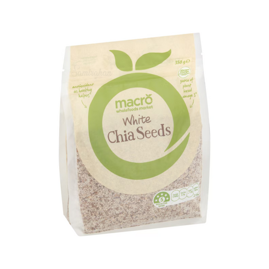 Improve your well-being by our Macro White Chia Seeds from Australia into your diet. Protein fibre meal Perfect Good quality delicious authentic Halal natural Best genuine foreign heart magnesium smoothies ashol valo import Great cereal food strong gut nutiritious health nutrition breakfast price in bd Dhaka Bangladesh