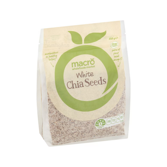 Macro White Chia Seeds Omega Protein Good quality authentic Halal natural Best heart magnesium smoothies valo import healthy breakfast low price in bd Dhaka
