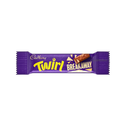 Indulge in Cadbury Twirl Breakaway, featuring delightful swirls and curls of chocolate nestled between two crispy wafer layers. Halal Best imported foreign Australian Aussie dark genuine premium sweets choco candy snack chocolate Birthday Gift Valentines Marriage Original price in bd khulna Dhaka Chattogram Bangladesh