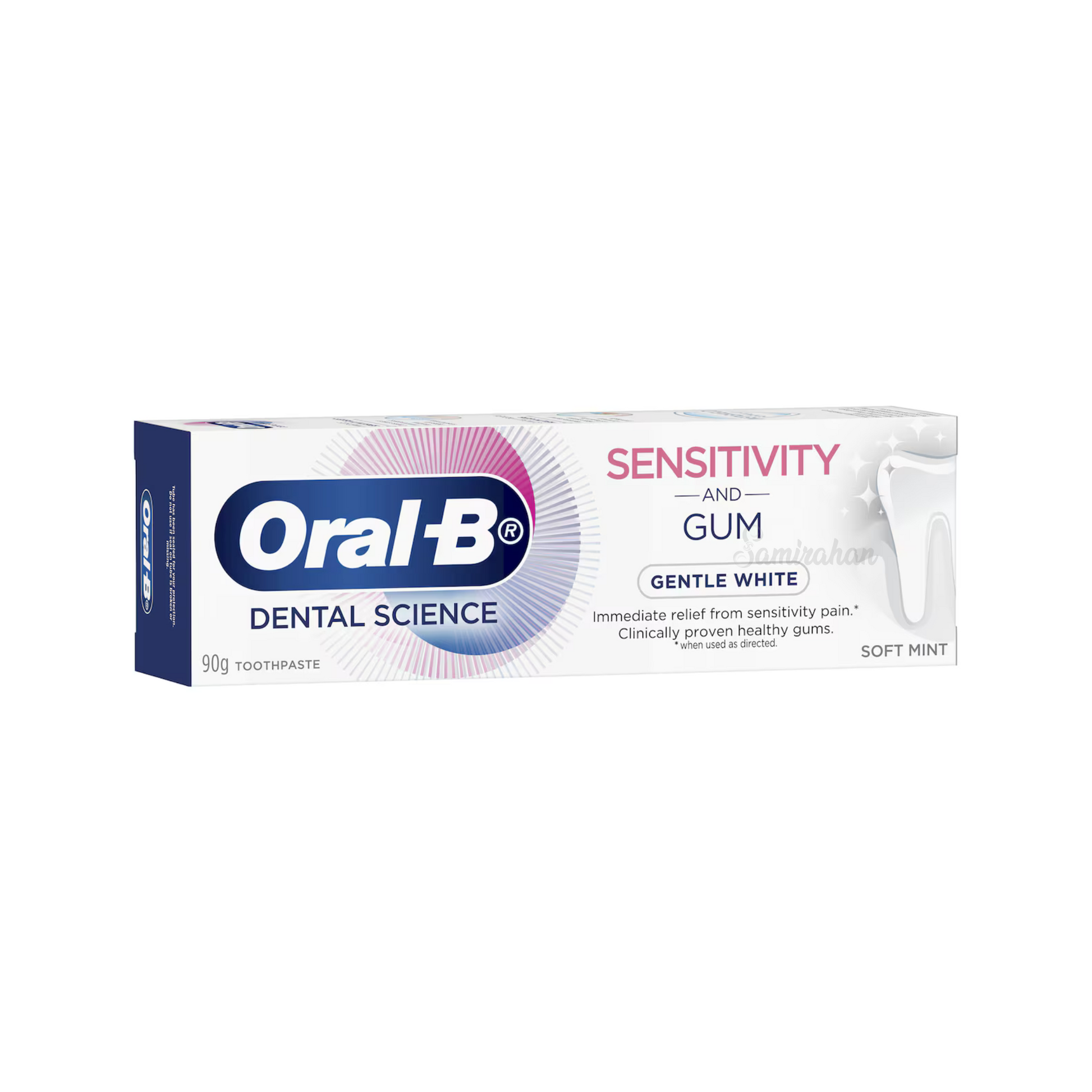 Oral-B Dental Science Sensitivity & Gum Gentle White toothpaste offers quick relief sensitivity discomfort & promotes gum health. Regular use mint soft strong teeth protects enamel yellow Best genuine imported foreign Australian  premium real quality dental original dat formula germ free clean price in Dhaka Bangladesh