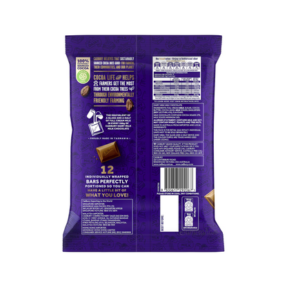 Indulge in the classic Cadbury Dairy Milk Halloween Chocolate Bars with friends and family in this 12-pack share pack. Butter sharing social occasions Halal Best imported foreign Australian genuine premium sweets choco candy snack kid Birthday Gift Valentines Marriage Original Cheap price in Dhaka Chattogram Bangladesh