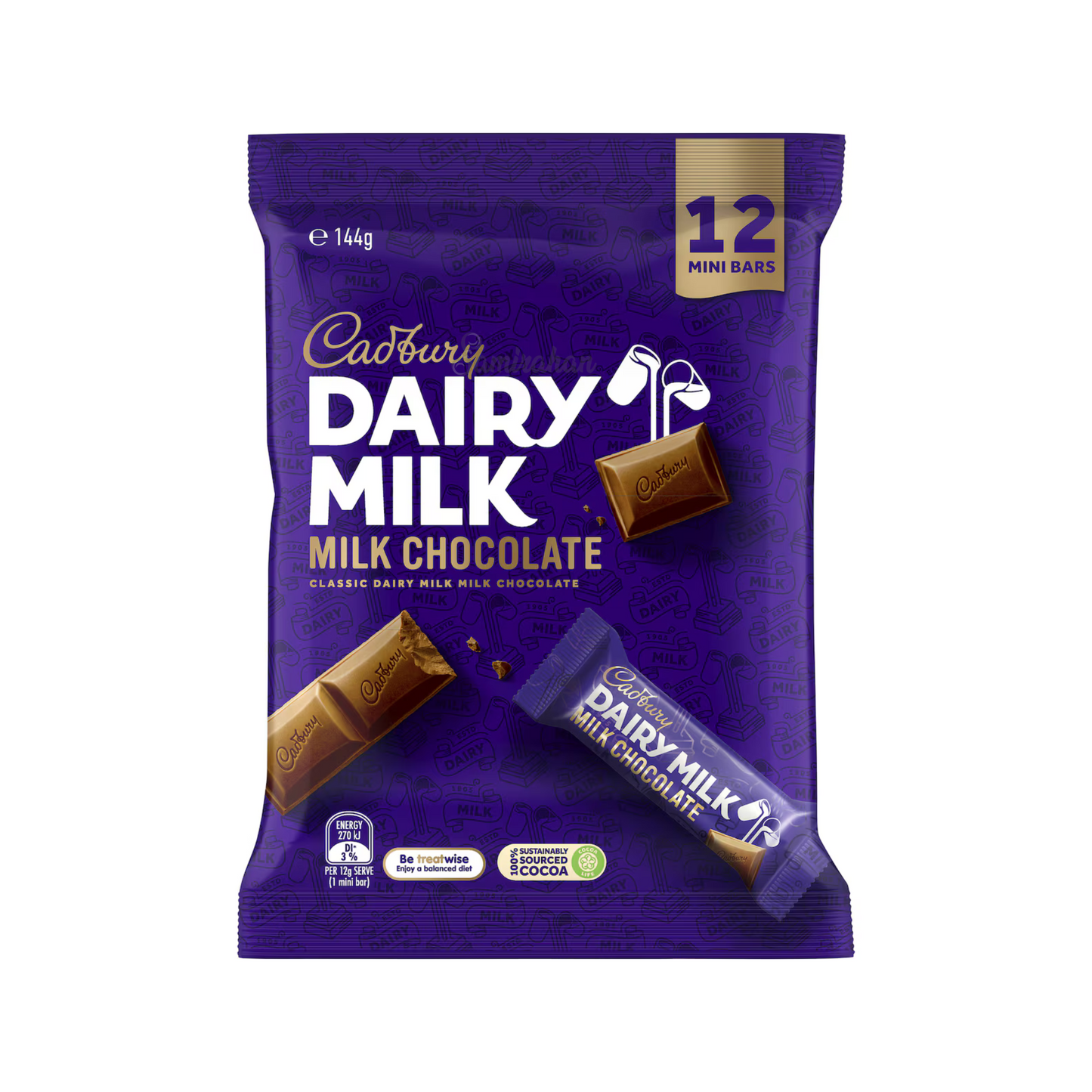 Indulge in the classic Cadbury Dairy Milk Halloween Chocolate Bars with friends and family in this 12-pack share pack. Butter sharing social occasions Halal Best imported foreign Australian genuine premium sweets choco candy snack kid Birthday Gift Valentines Marriage Original Cheap price in Dhaka Chattogram Bangladesh