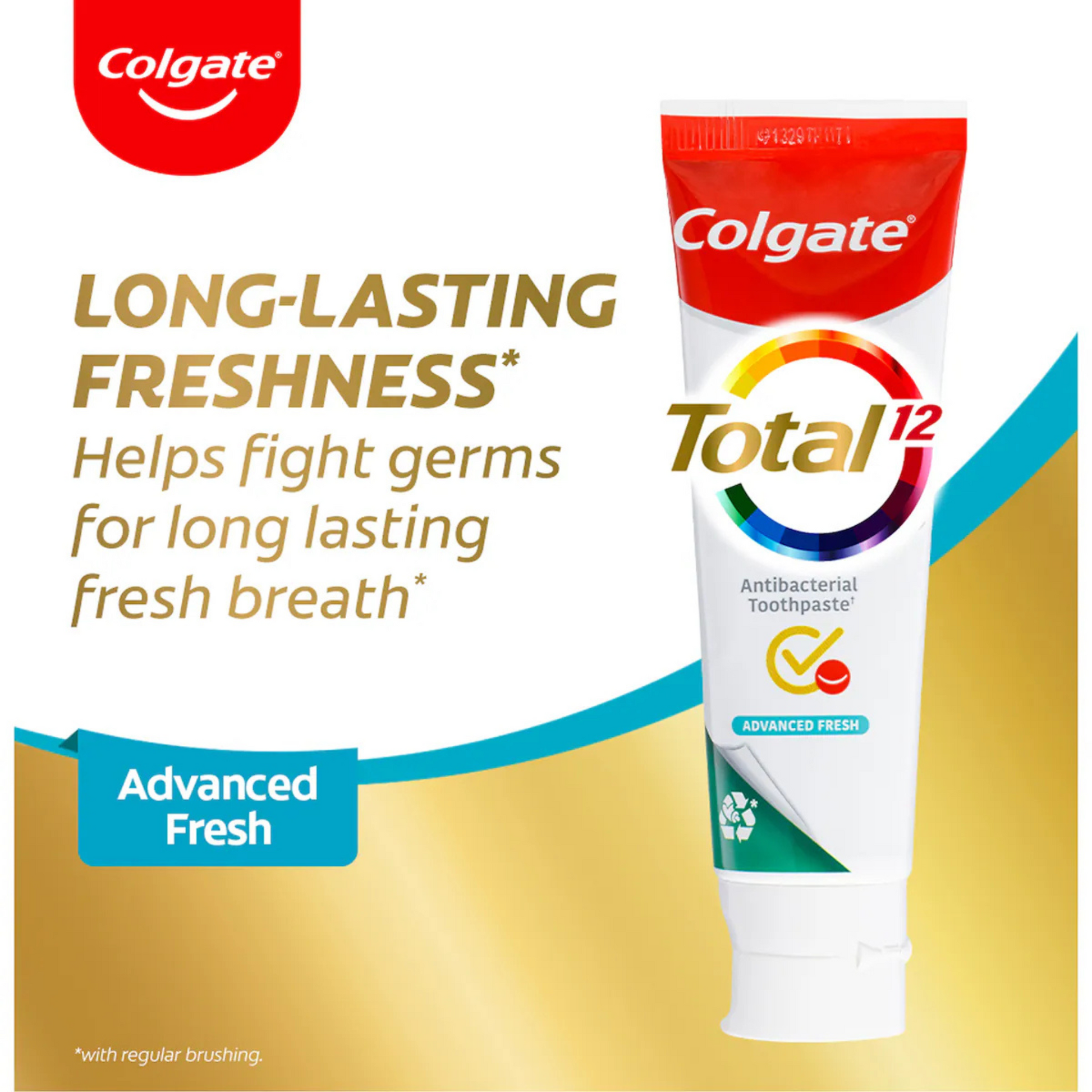 Colgate Total Antibacterial Advanced Fresh Toothpaste fresh clean teeth Best genuine authentic Australia premium germ cavities dental care low price in BD Dhaka 