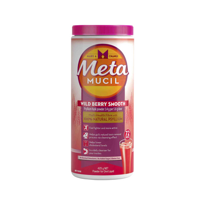 Metamucil Fiber Supplement Wild Berry Smooth flavor health digestive Cholesterol pharmacy clean gut relief Premium genuine imported authentic low price in BD