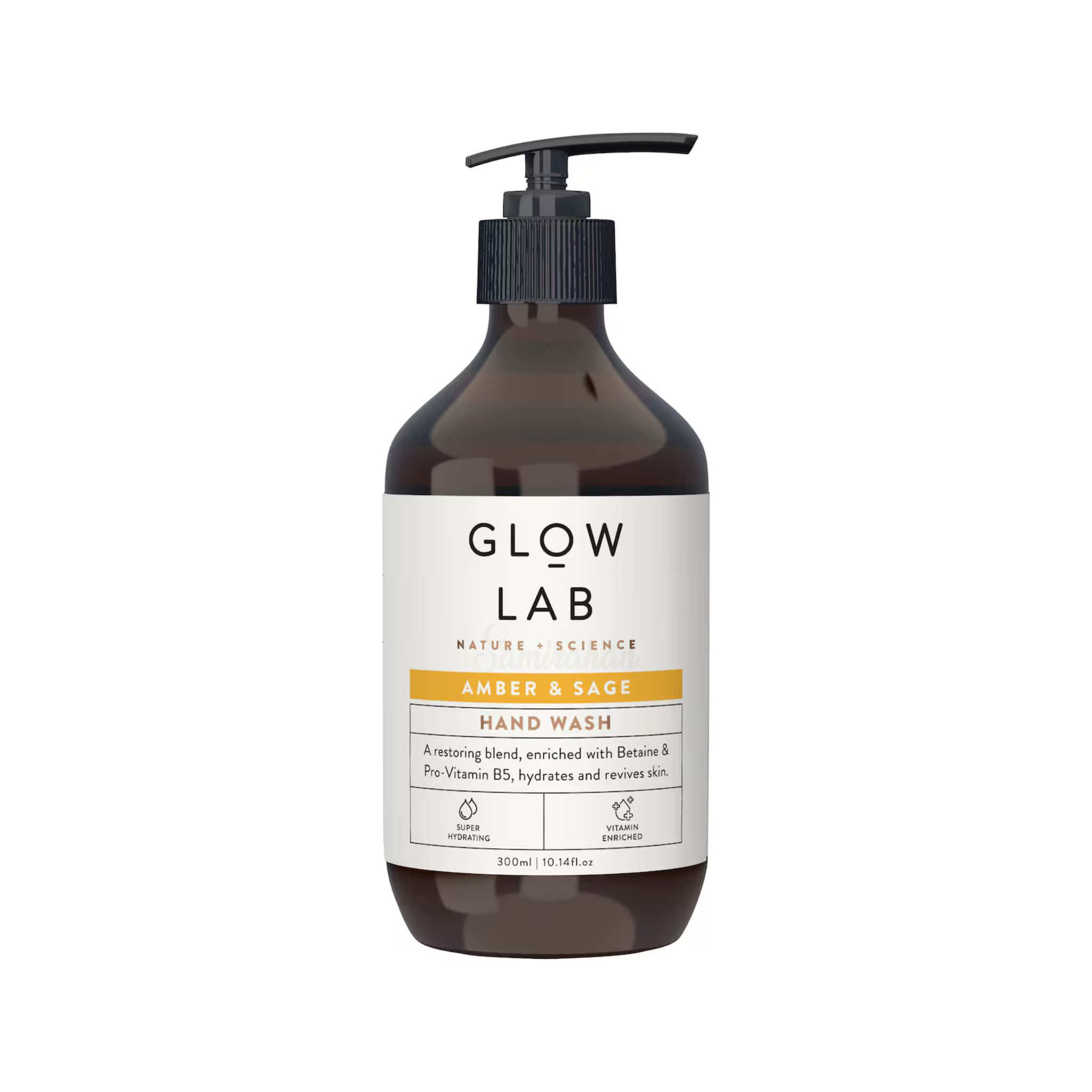 Glow Lab Amber & Sage Hand Wash For Hydrates & Revives Skin 300mL ...