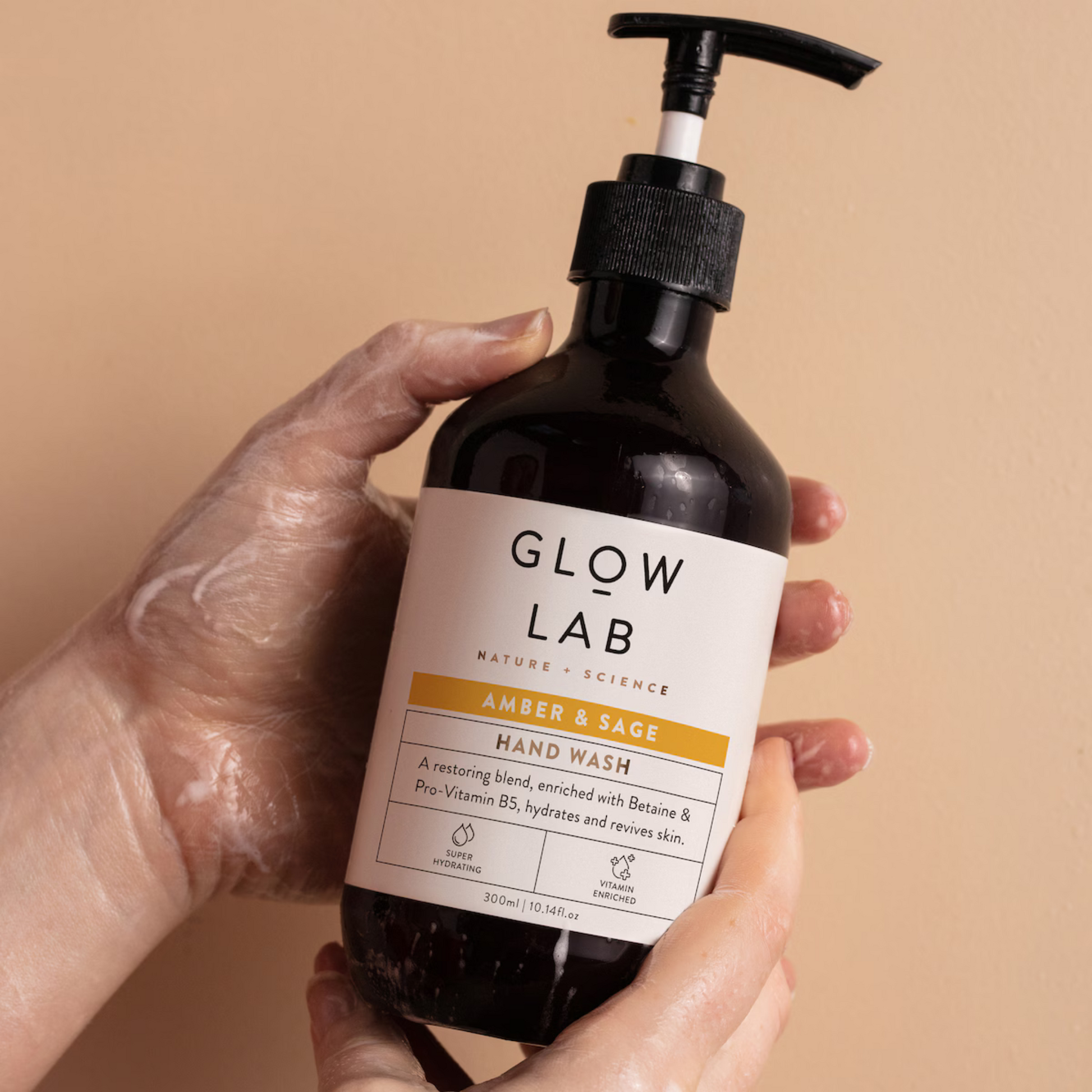 Glow Lab Amber Sage Hand Wash protect germs refresh Best imported Australian genuine authentic Warm clean soap skincare beauty original natural low price in bd