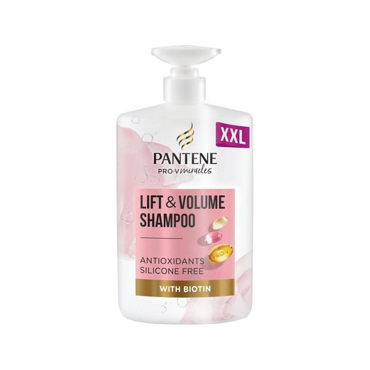 Pantene Lift & Volume Biotin Rose Water Hair Thickening Shampoo Best foreign dandruff genuine authentic imported UK loss damage grow sculp low price in BD Dhaka