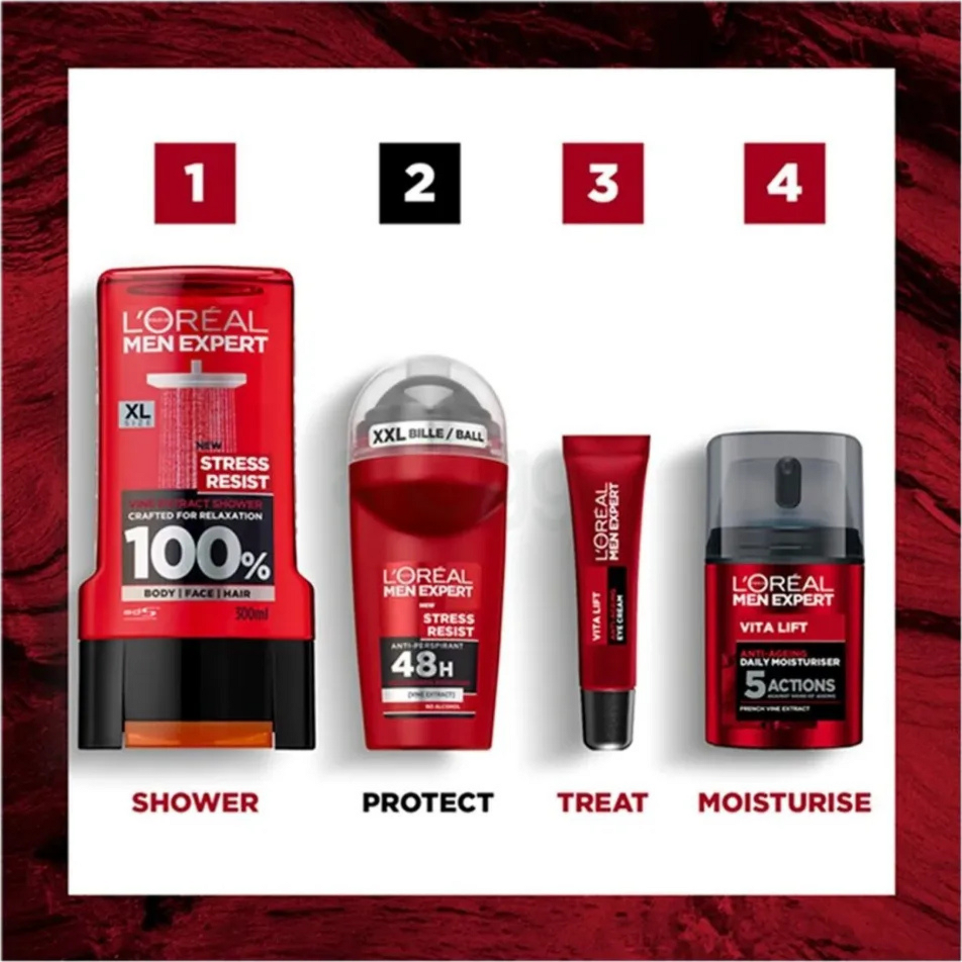 L'Oréal Men Expert Stress Resist Anti-Perspirant Deodorant long lasting scent freshness effective protect against body brand premium UK cheap price in bd Dhaka 