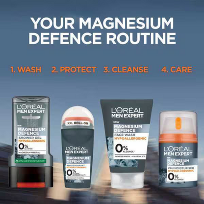 L'Oréal Paris Men Expert Magnesium Hypoallergenic 48H Roll On Deodorant long lasting scent effective protect against body brand premium UK low price bd Dhaka 