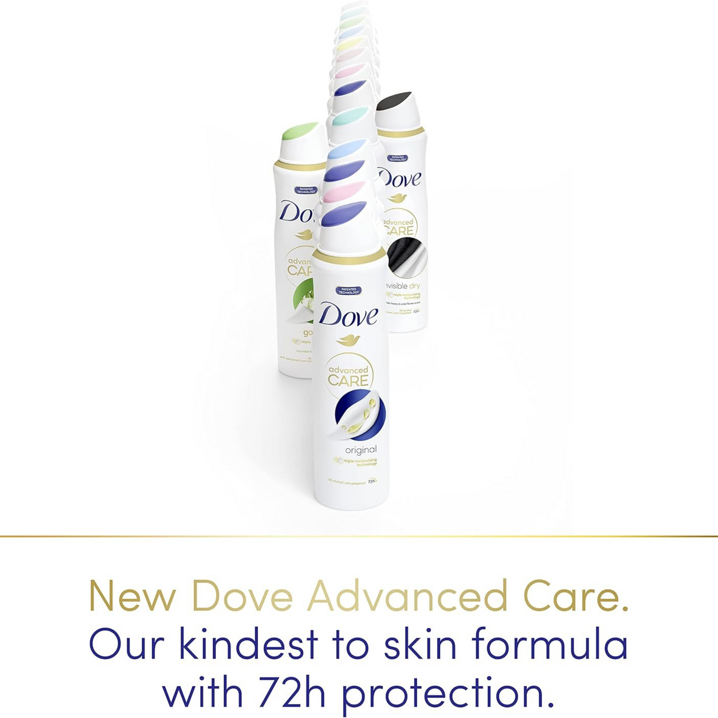 Dove Advanced Care Invisible Dry Anti-perspirant Deodorant Spray 72hour sweat odor protection Best long last fresh scent import perfume premium low price in bd