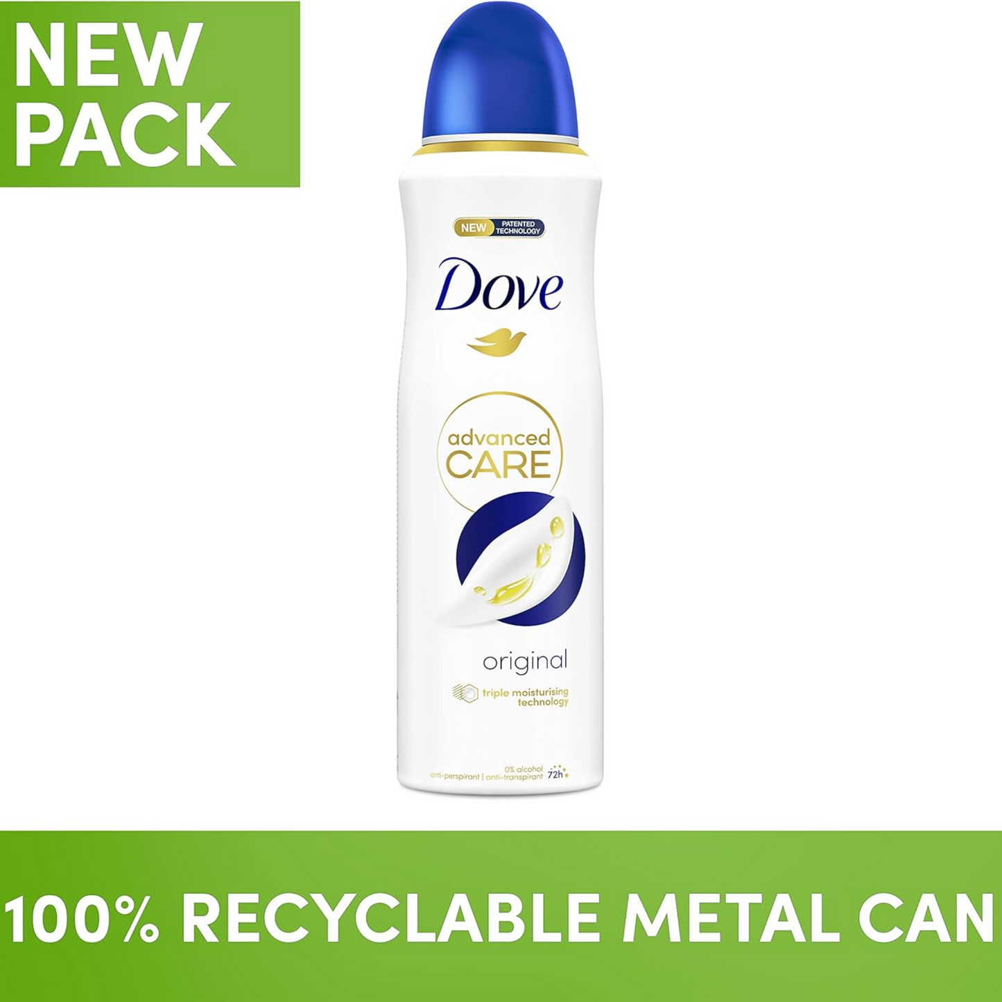 Dove Advanced Care Original Anti perspirant Deodorant Spray 72h sweat odor authentic protect Best long last fresh scent imported perfume premium low price in bd