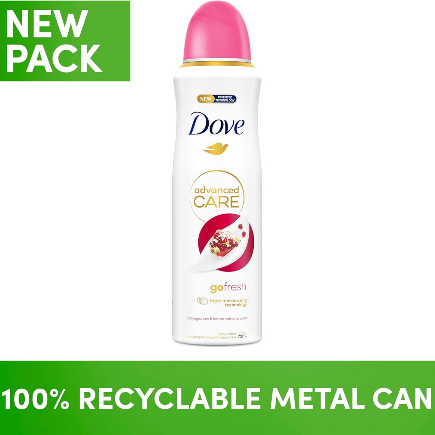 Dove Women Advance Care Go Fresh Pomegranate Antiperspirant Deodorant 72h sweat odor protect Best long last fresh scent imported perfume premium low price in bd