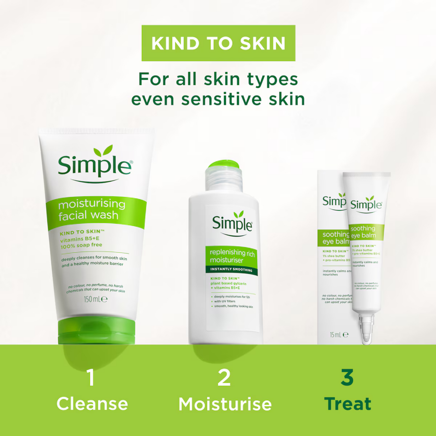 Simple Kind to Skin Moisturising Facial Wash effectively removes cleanser original imported authentic best foaming organic beauty shop cheap price in Dhaka BD