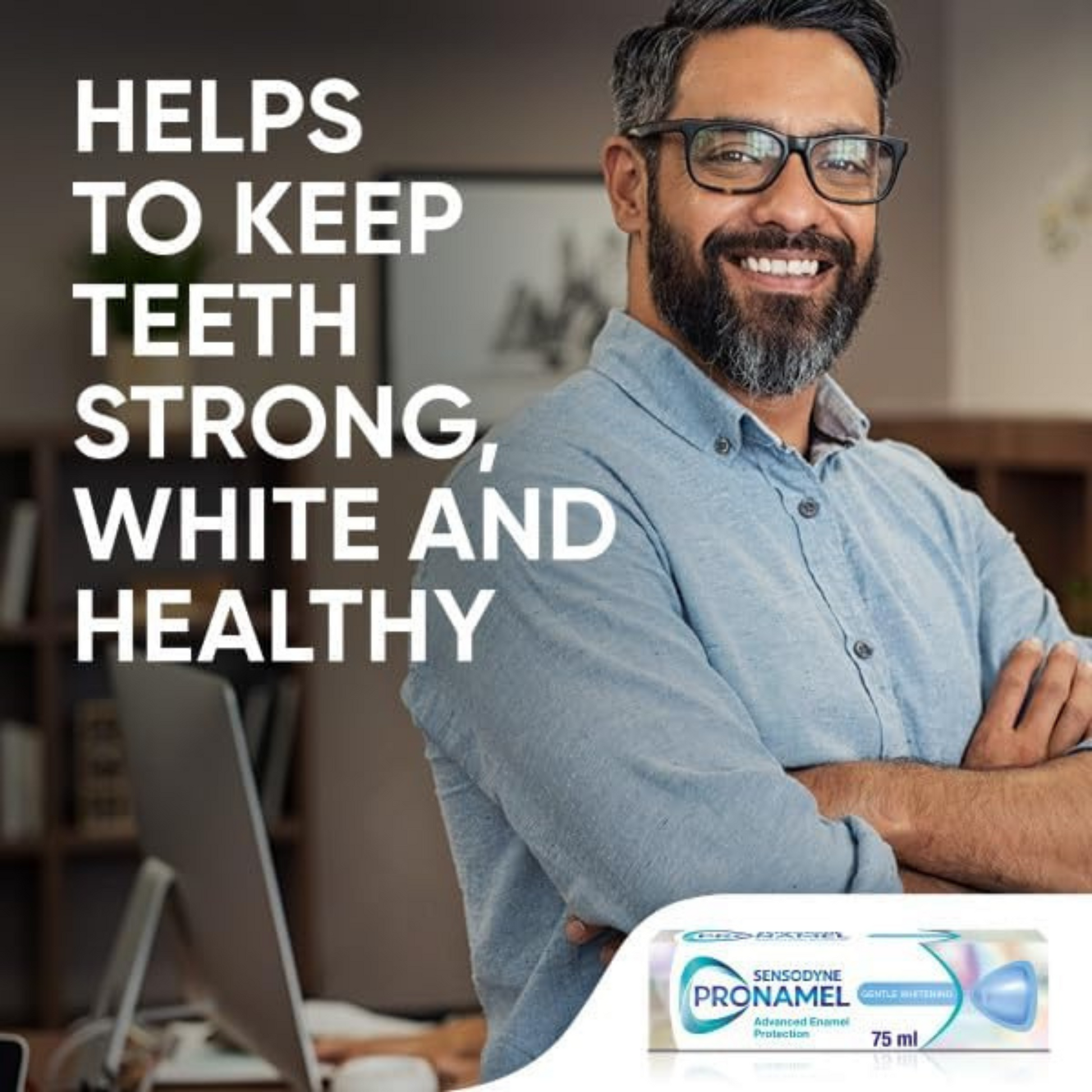 Sensodyne Pronamel Gentle Whitening Mint Flavour Toothpaste UK Best genuine authentic import foreign gum germ premium dental white brush cheap price in BD Dhaka