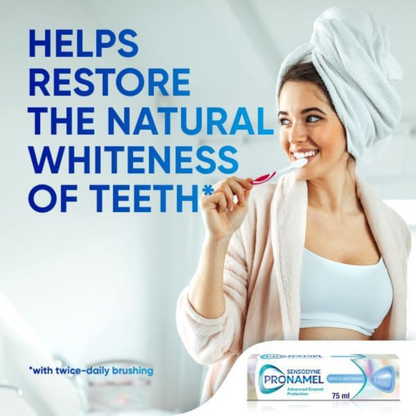 Sensodyne Pronamel Gentle Whitening Mint Flavour Toothpaste UK Best genuine authentic import foreign gum germ premium dental white brush cheap price in BD Dhaka