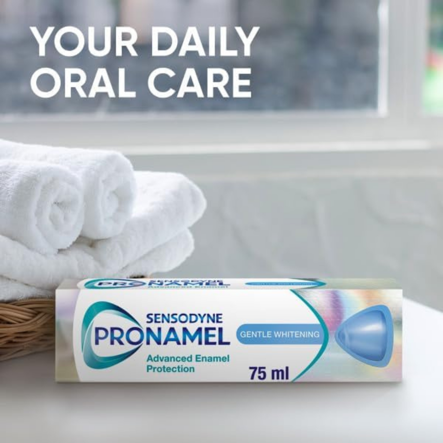 Sensodyne Pronamel Gentle Whitening Mint Flavour Toothpaste UK Best genuine authentic import foreign gum germ premium dental white brush cheap price in BD Dhaka