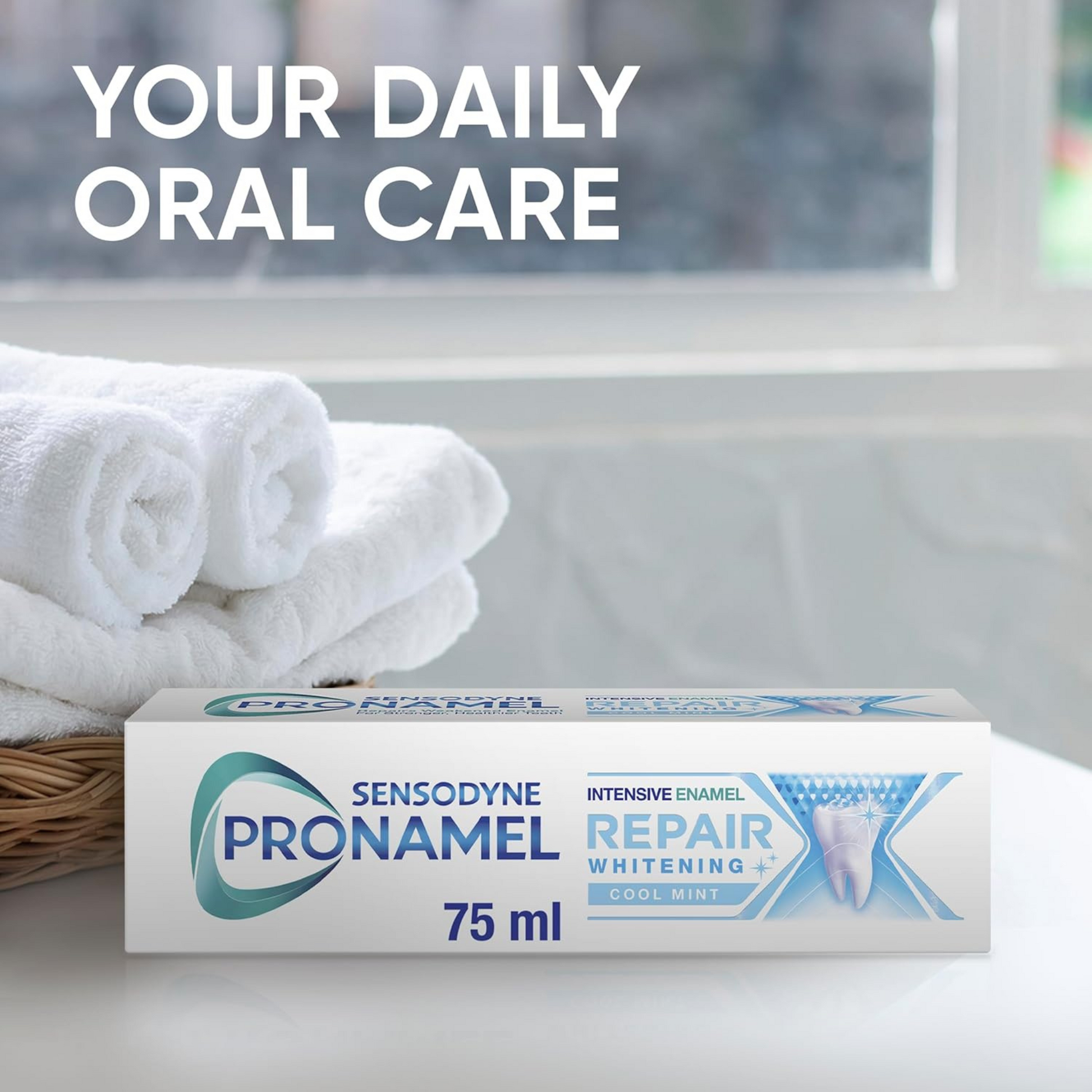 Sensodyne Pronamel Intensive Enamel Repair Whitening Toothpaste UK Best genuine authentic import foreign gum premium dental white brush cheap price in BD Dhaka