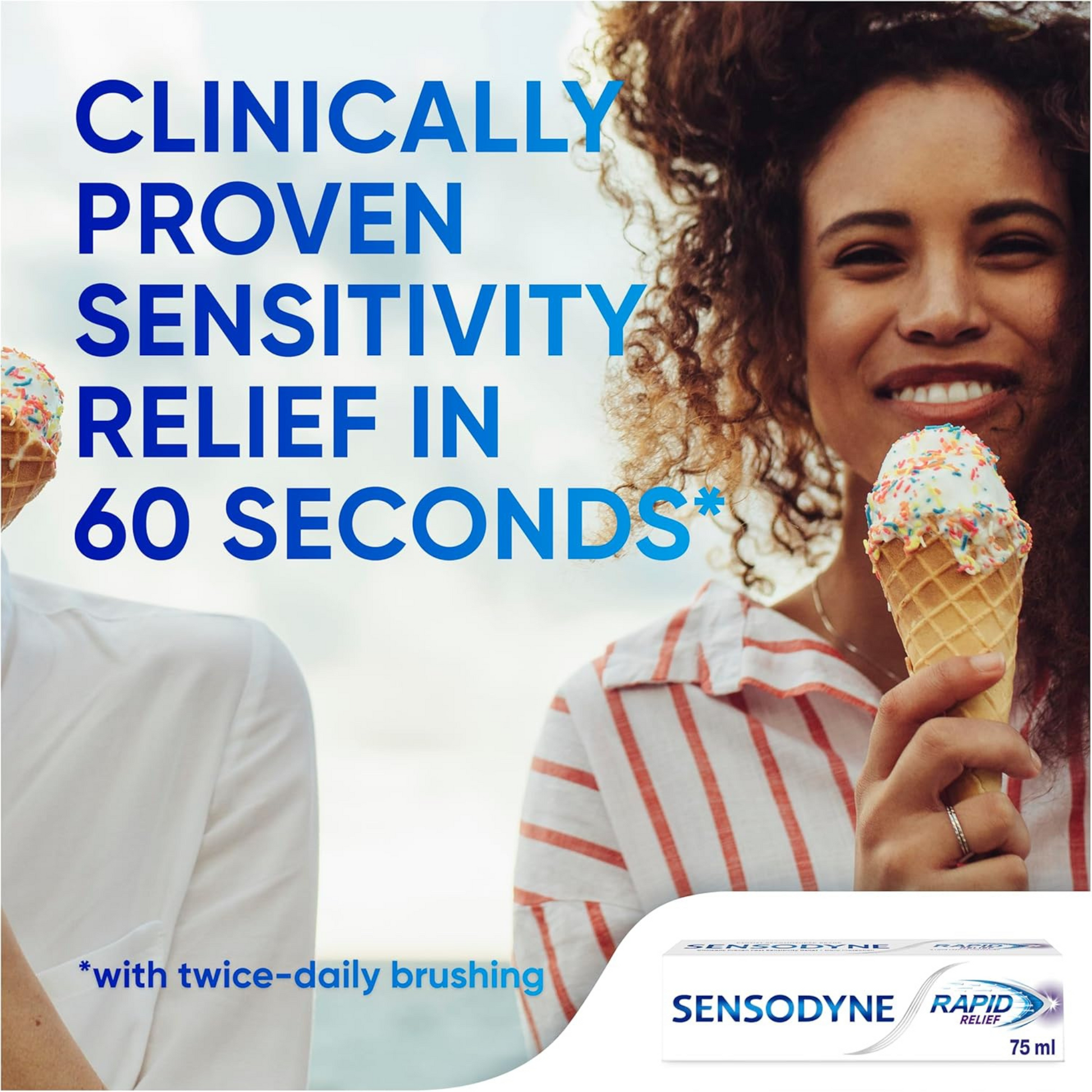 Sensodyne Sensitive Rapid Relief Mint Toothpaste UK Best genuine authentic pain cavit import foreign gum germ premium dental white brush cheap price in BD Dhaka