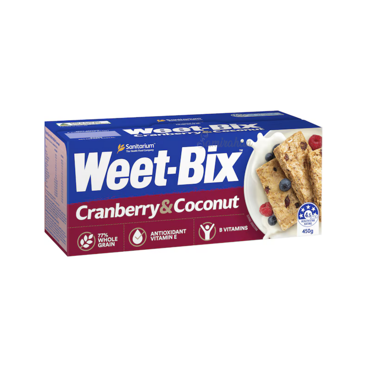 Sanitarium Weet-Bix™ Cranberry Coconut Breakfast Cereal sugar saturated fat fibre Vitamins Best genuine foreign import food healthy corn low price in Dhaka BD