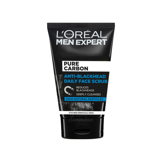 
L'Oreal Men Expert Pure Carbon Anti Blackhead Face Scrub new authentic Best import foreign original protect face care premium Australia low price in bd Dhaka
