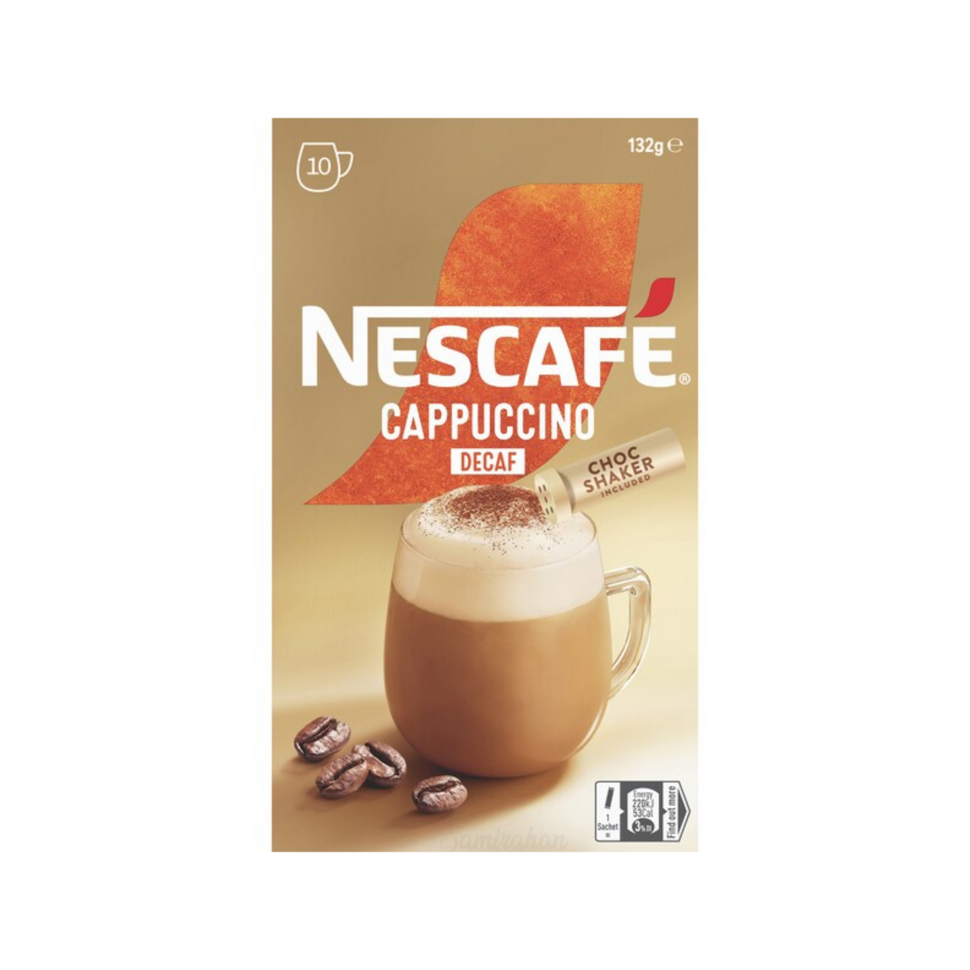 Nescafe Decaf Cappuccino Arabica Robusta Classic rich beans Roasted Tired raw milk blond Best authentic foreign import premium Australian low price in Dhaka bd