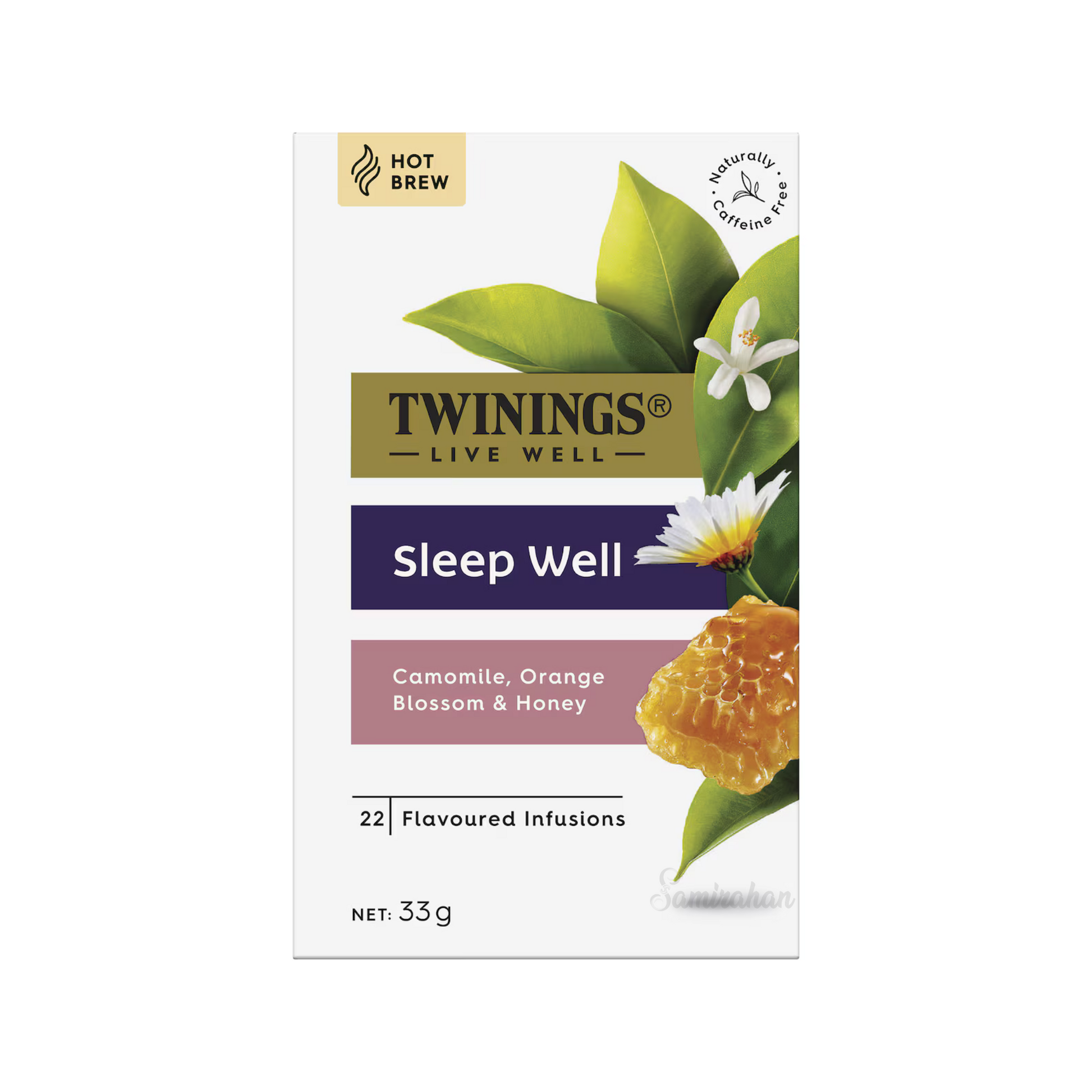 Twinings Live Well Sleep bag Tea naturally caffeine free calming blend Valerian Root Best authentic import Australia British UK instant strong cheap price in bd