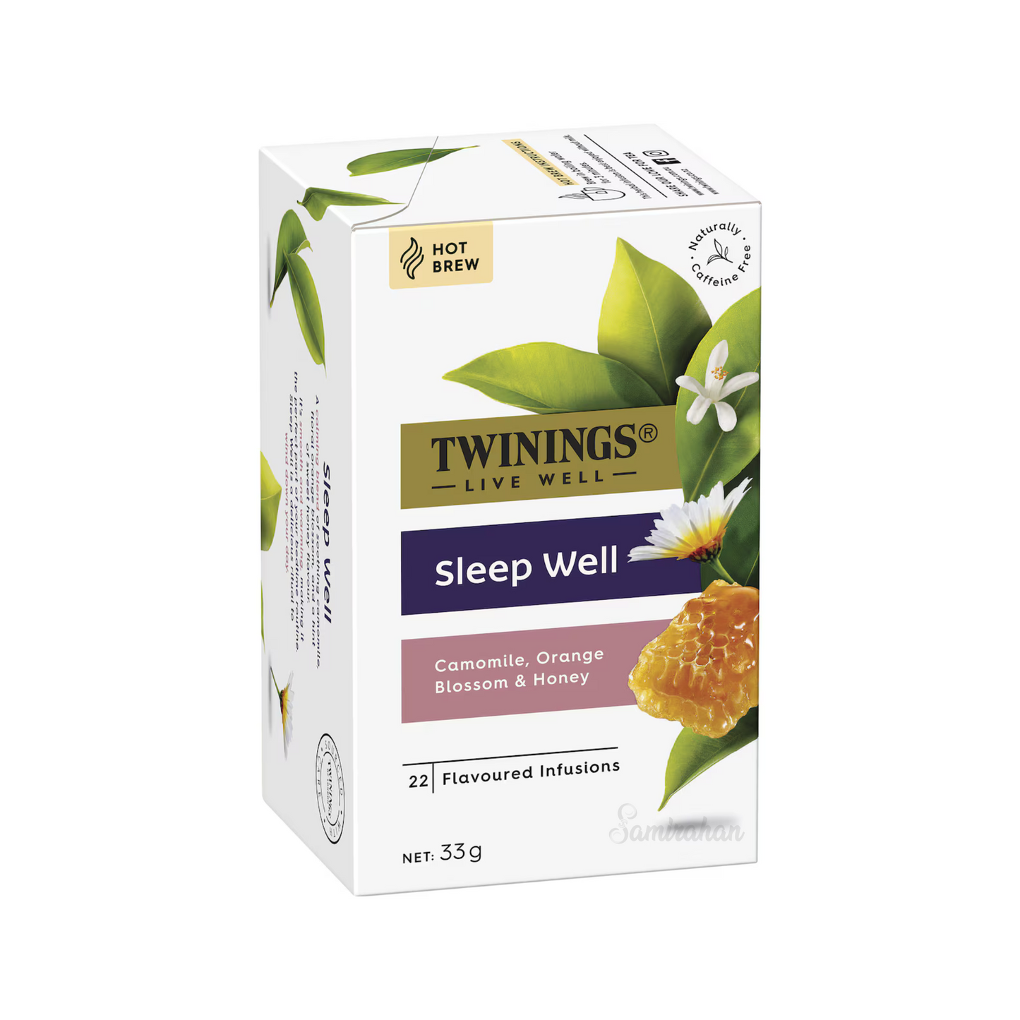 Twinings Live Well Sleep bag Tea naturally caffeine free calming blend Valerian Root Best authentic import Australia British UK instant strong cheap price in bd