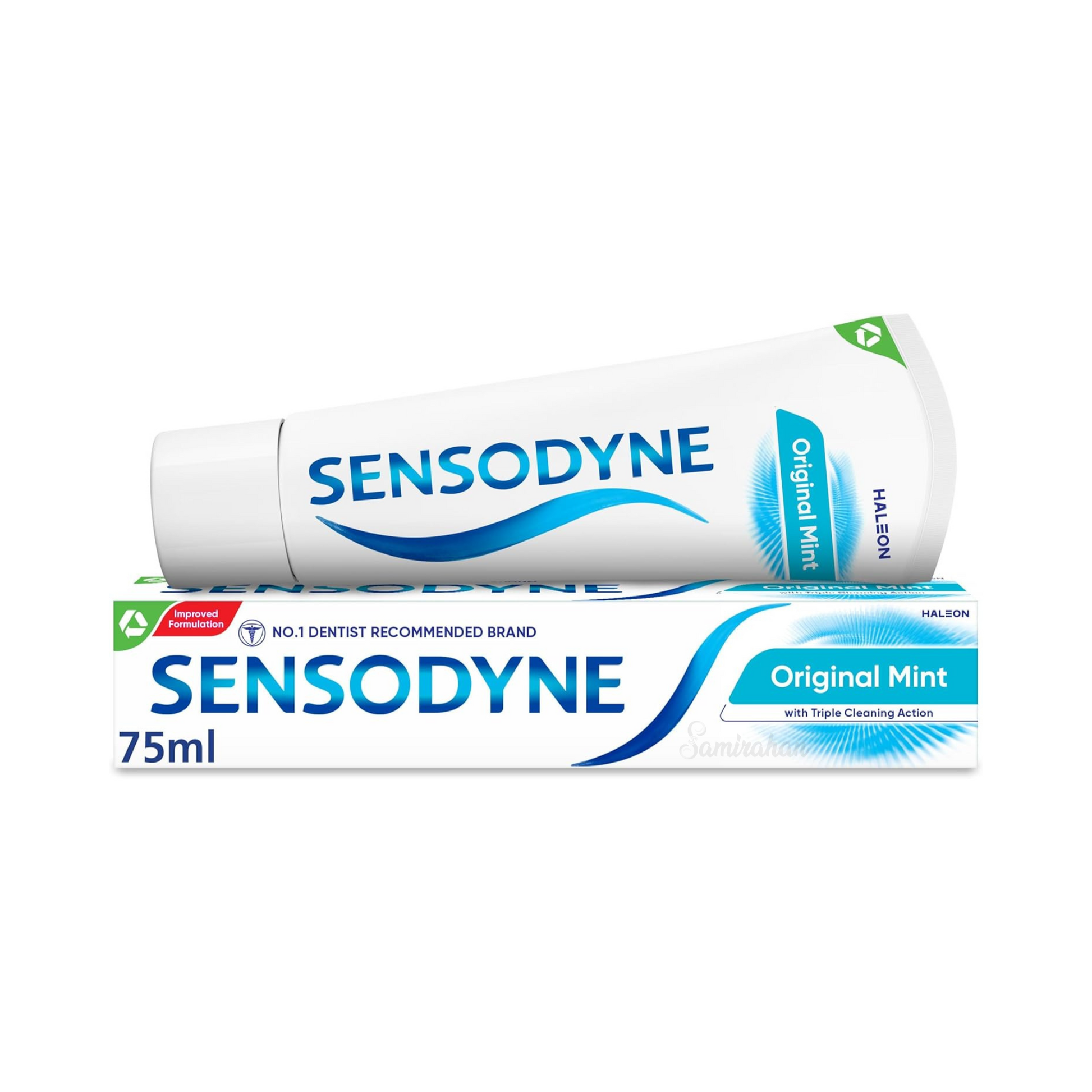 Sensodyne Sensitive Original Mint Toothpaste UK Best genuin authentic pain cavity import foreign gum germ premium dental offer white brush low price in BD Dhaka