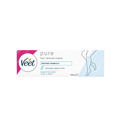 Veet PURE Sensitive Hair Removal Cream legs body beautiful smooth skin ammonia smell razor fresh instantly hair remover Best imported Australian low price in bd