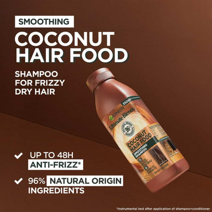 Garnier Ultimate Blends Coconut Hair Food Shampoo hair shine Best sculp import original Brand protect genuine damage dandruffcare premium uk low price bd Dhaka