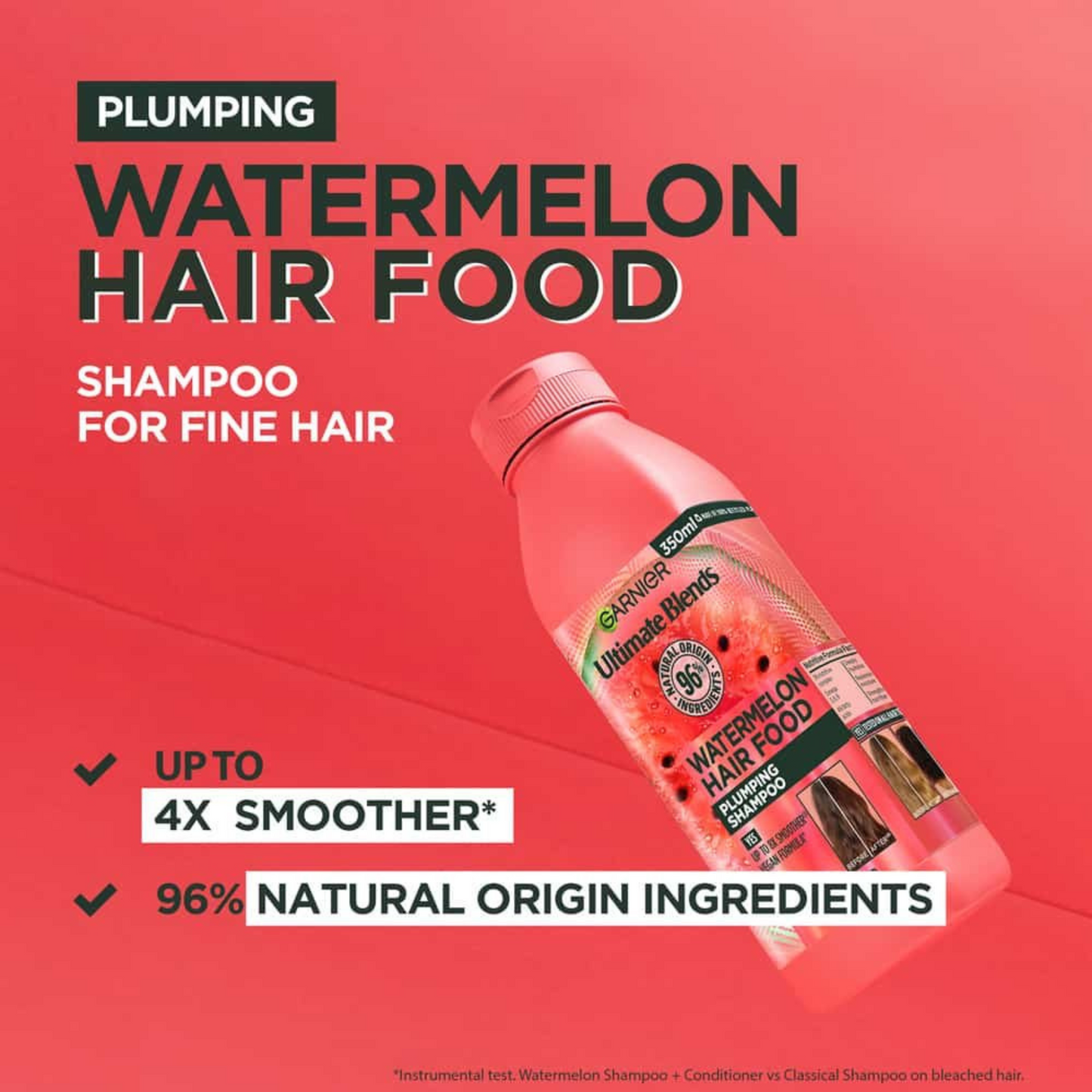 Garnier Ultimate Blends Watermelon Shampoo hair shine Best sculp imported original Aloe Vera protect genuine damage dandruff care premium uk low price bd Dhaka