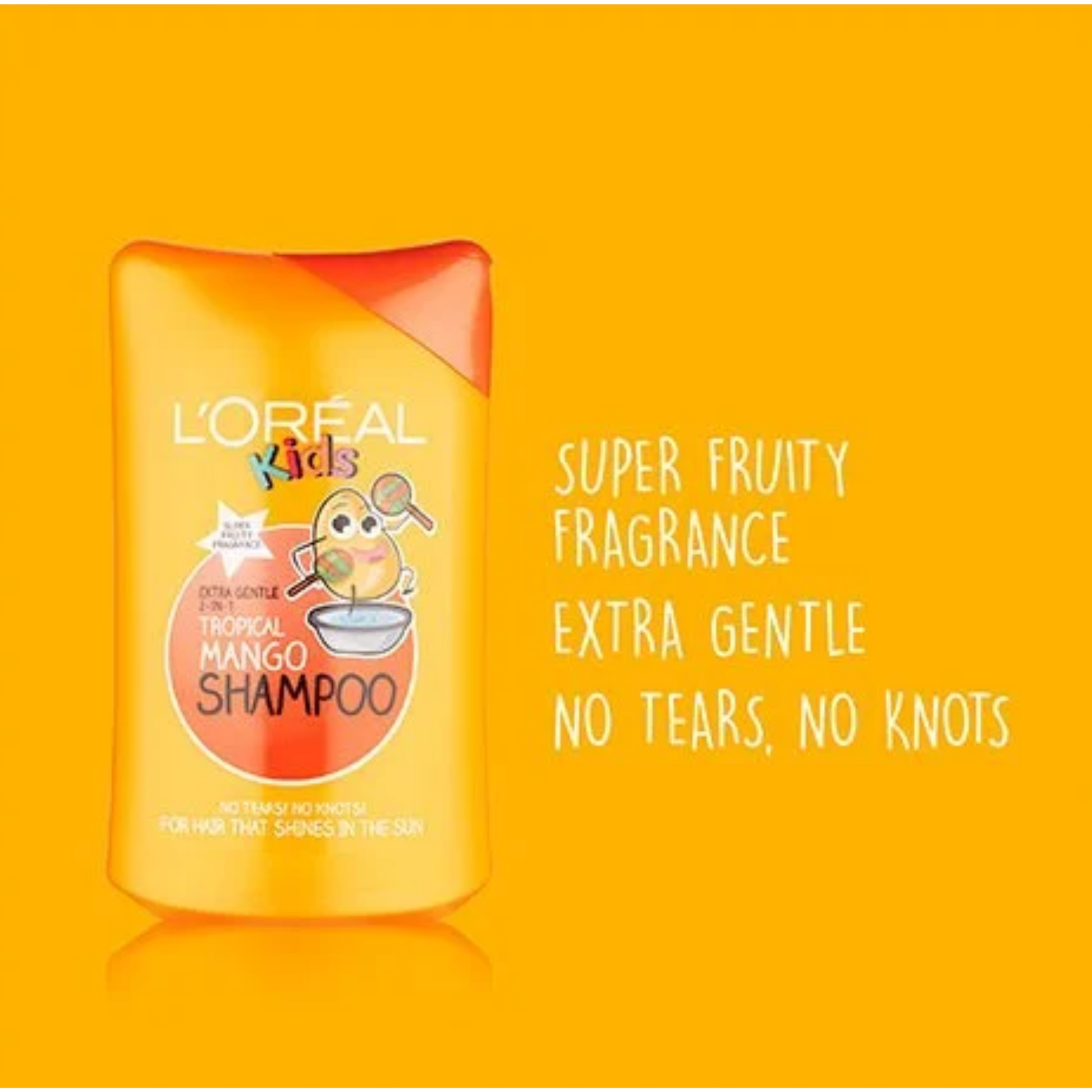 L'Oréal Kids Extra Gentle 2 in 1 Tropical Mango Shampoo Body Wash Vitamin sensitive skin soft smooth Best foreign child bath genuine UK import price in BD Dhaka