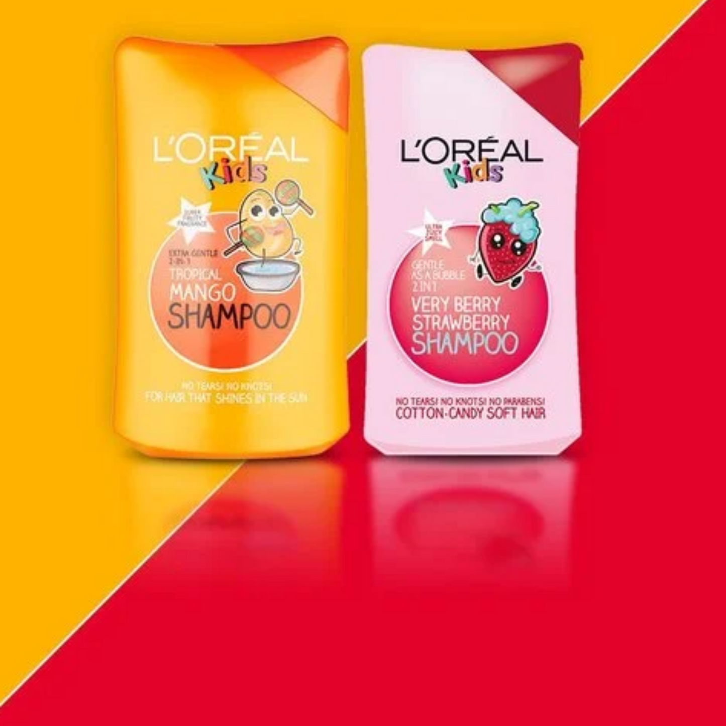 L'Oréal Kids Extra Gentle 2 in 1 Tropical Mango Shampoo Body Wash Vitamin sensitive skin soft smooth Best foreign child bath genuine UK import price in BD Dhaka