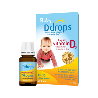 Baby Ddrops Liquid Vitamin 60 drop Infant Children Bone Teeth nutrient calcium strong healthy growing Best Kids imported genuine authentic UK low price in bd