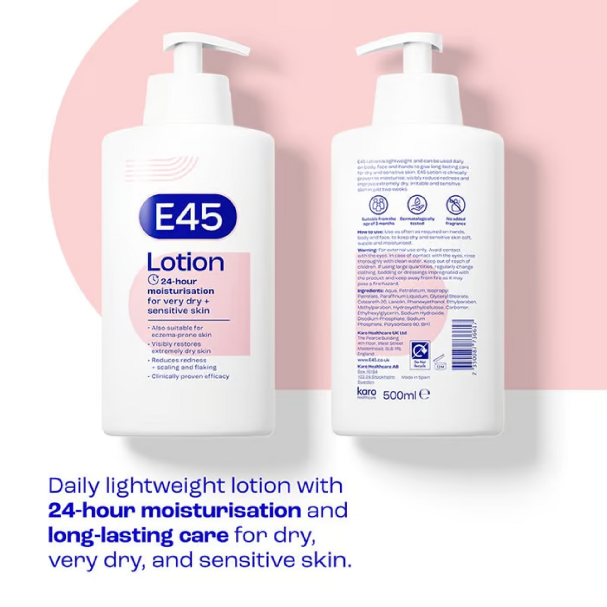 E45 light unperfumed lotion Offers online lotion uxurious Hydrating Sensitivity Best imported UK USA genuine authentic premium skin care beauty low price in BD