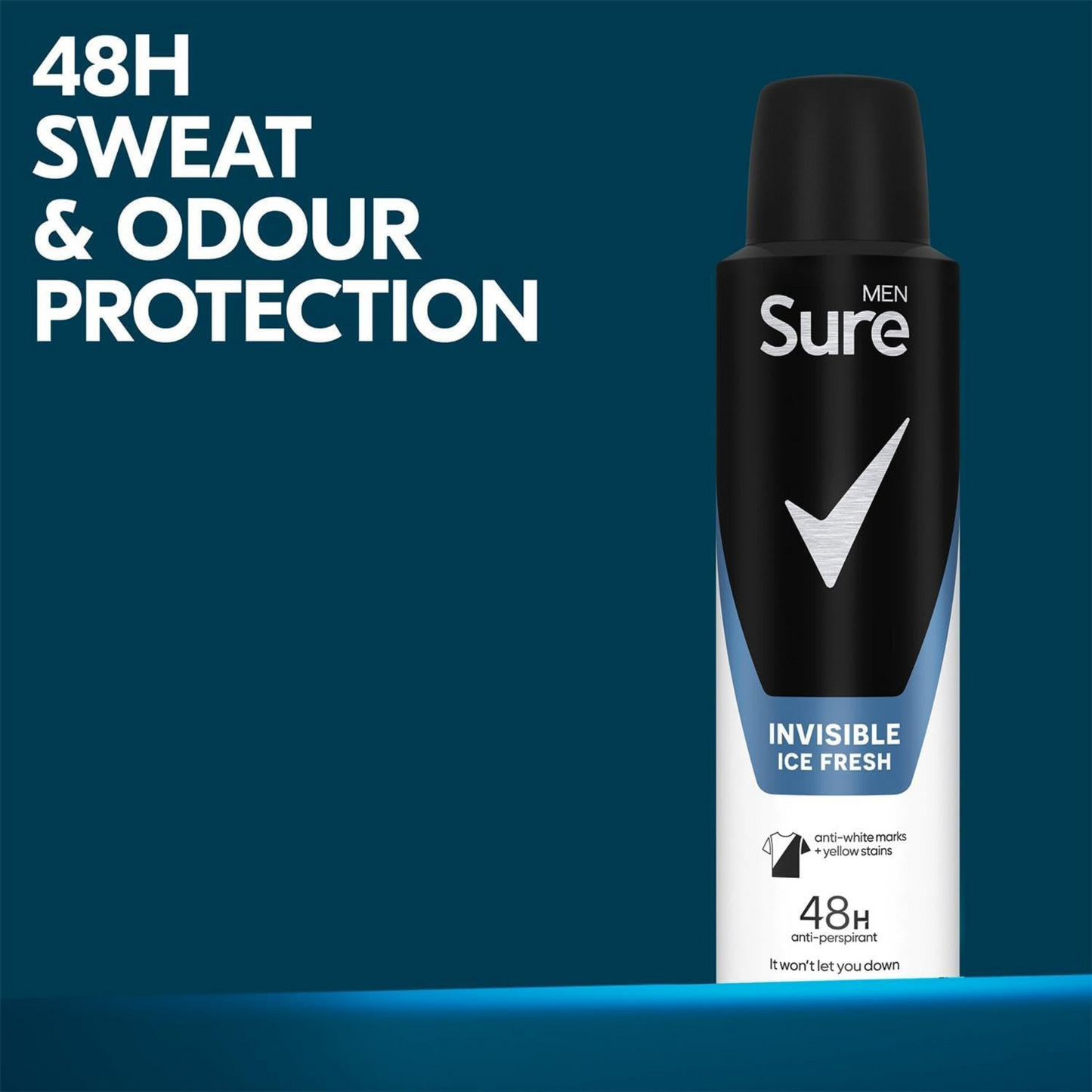 Sure Invisible Ice Fresh 48h Protection Anti-perspirant Deodorant Spray 48h sweat odor protection Best long last fresh scent import perfume premium low price bd