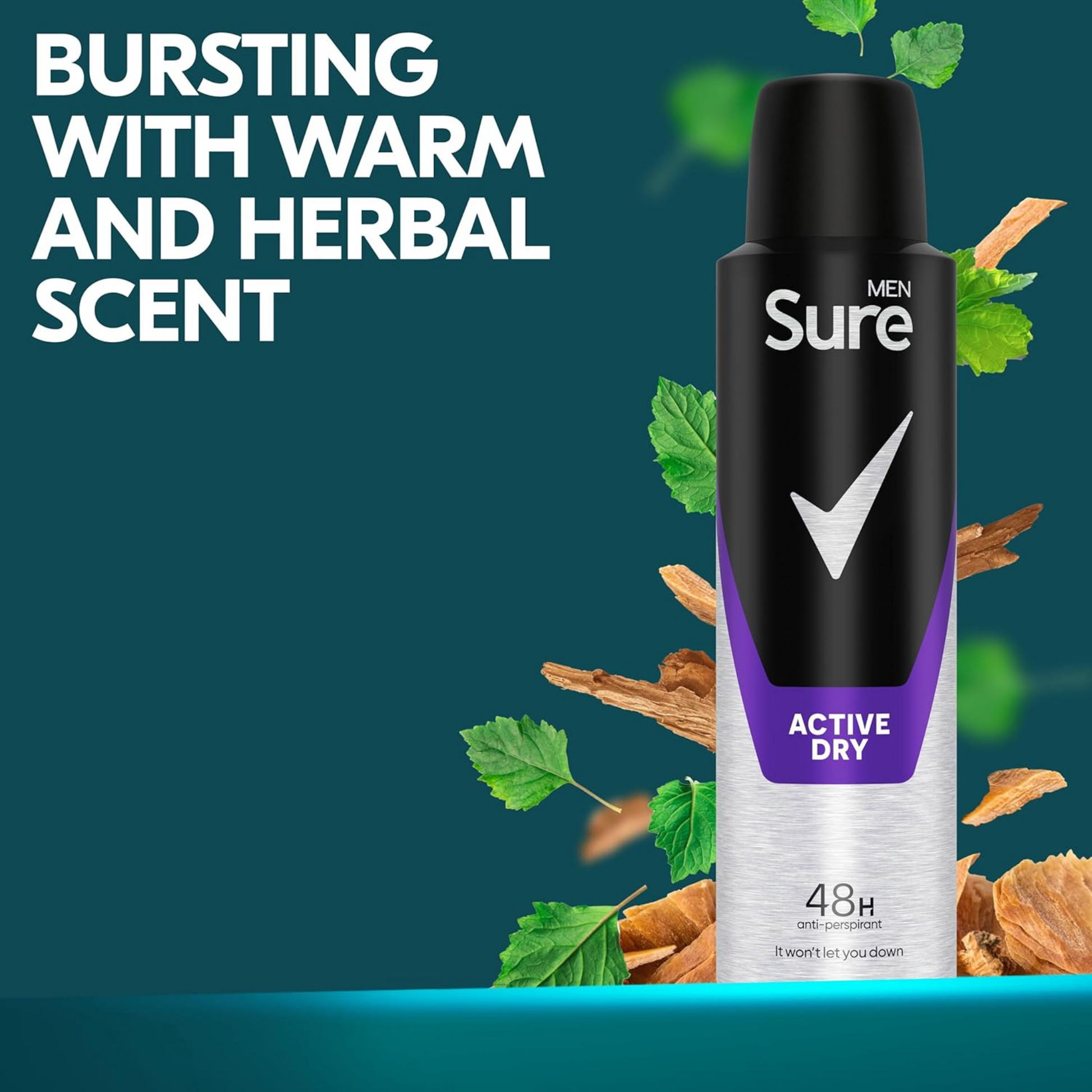 Sure Men Active Dry 48h Protection Anti-perspirant Deodorant Spray 48h sweat odor protection Best long last fresh scent import perfume premium low price in bd