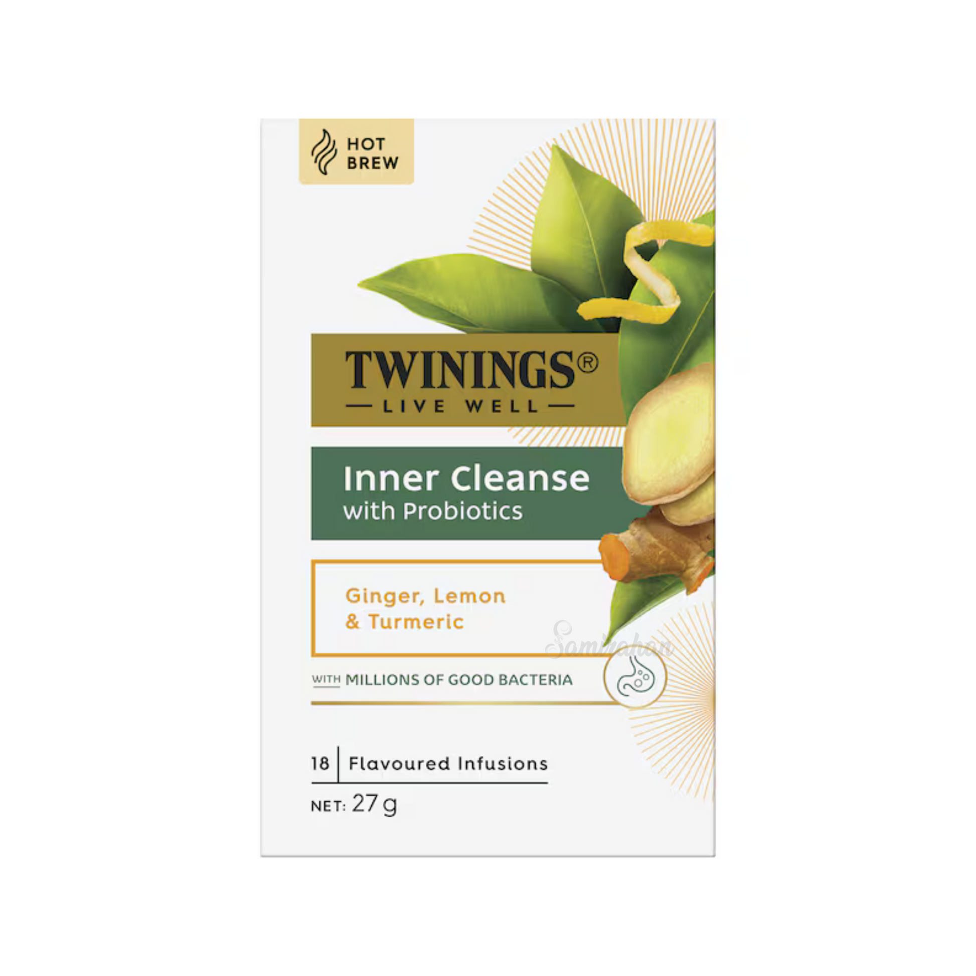 Twinings Live Well  Inner Cleanse Tea Bag naturally caffeine free calm blend Valerian Root Best authentic import Australia UK instant strong cheap price in bd