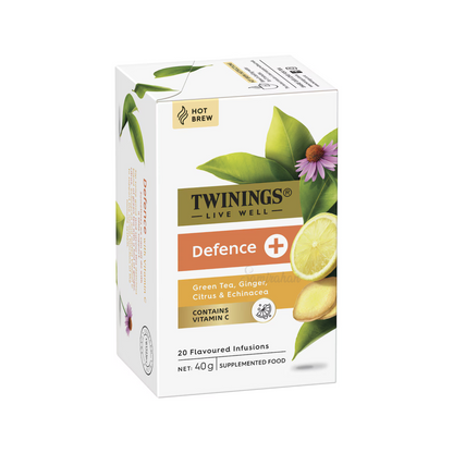 Twinings Live Well Defence Green Tea Bag natural caffeine free winter snack blend coffee Best authentic imported Australia UK instant strong cheap price in bd