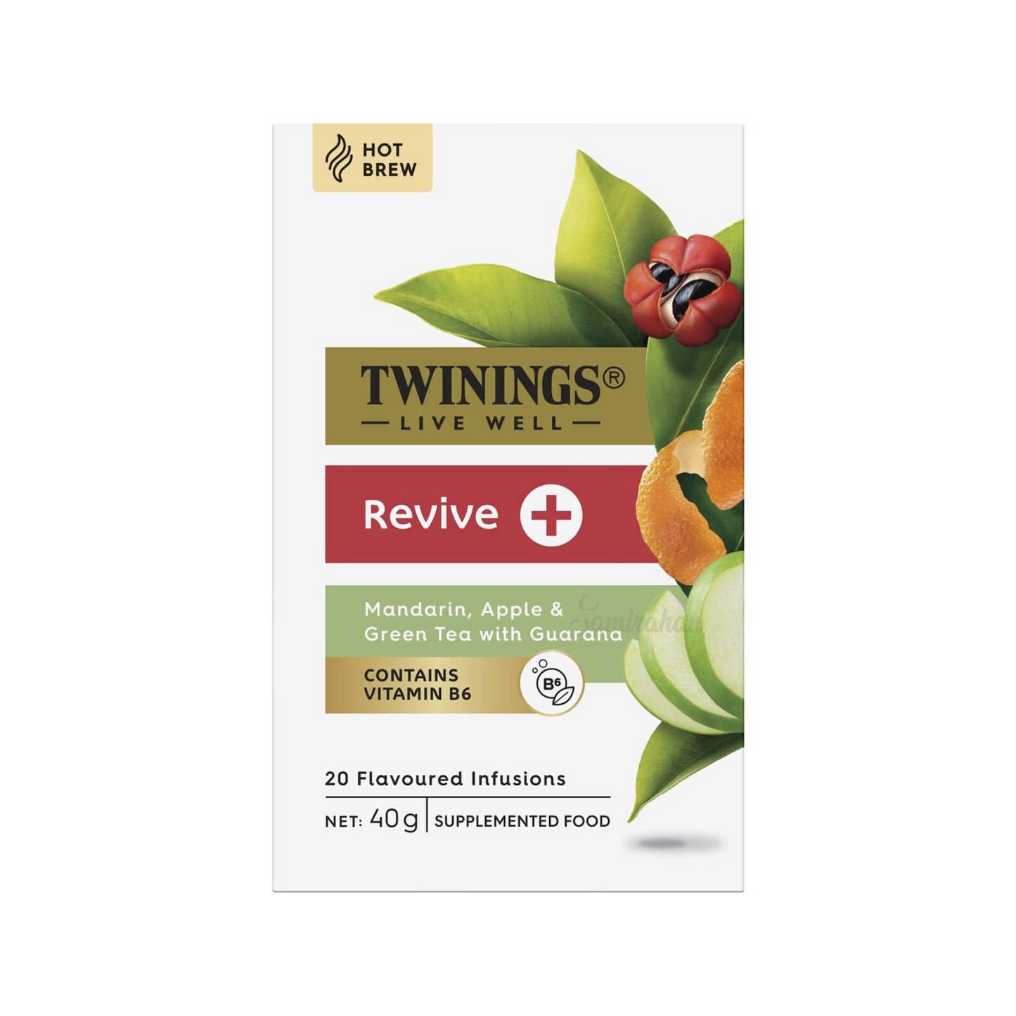 Twinings Live Well  Revive Green Tea Apple Bag natural caffeine winter snack blend coffee Best authentic import Australia UK instant strong cheap price in bd