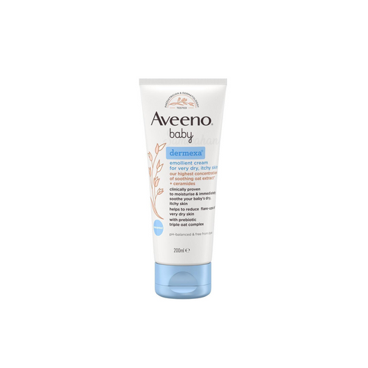 Aveeno baby Daily Moisturizing Dermexa Emollient Cream Newborn Use natural Best dry bright protect import UK authentic genuine skin care soft body low price BD