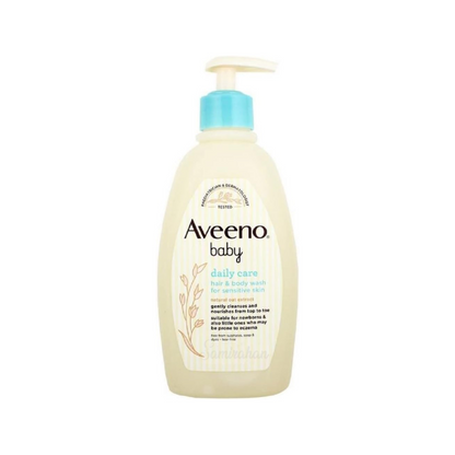 Aveeno baby Daily Moisturizing Hair Body wash shampoo Newborn Daily Use natural Best dry bright protect imported UK authentic genuine skincare soft low price BD