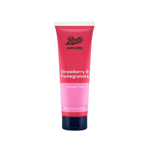 Boots Everyday Strawberry Pomegranate Shower Gel bath savan Dust natural germ clean skin Liquid Soap soft Best original import UK Body wash premium low price bd