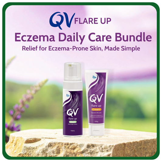 QV Eczema Care Bundle Flare Up Cream & Wash (Australia) 1 Set