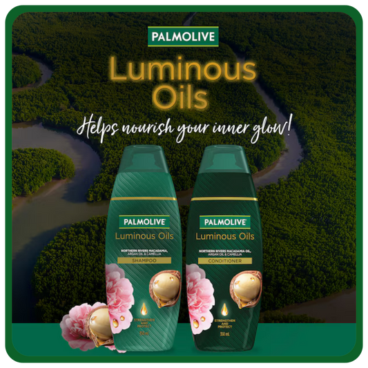Palmolive Haircare Bundle Luminous Oils Argan Oil With Camelia Shampoo & Conditioner (Australia) 350mL