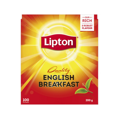 Lipton English Breakfast Tea Bag natural winter snack blend cha Best foreign authentic real natural premium import Australia UK instant strong cheap price in bd