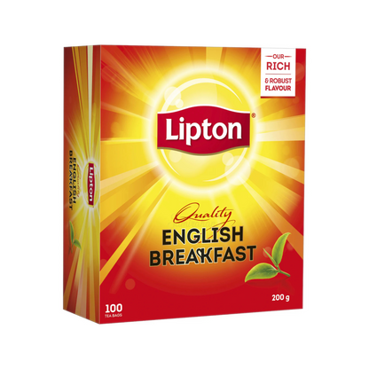 Lipton English Breakfast Tea Bag natural winter snack blend cha Best foreign authentic real natural premium import Australia UK instant strong cheap price in bd