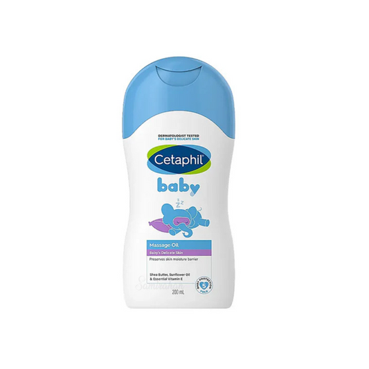 Cetaphil Baby Moisturizer Massage Oil With Shea Butter & Vitamin E (Australia) 200mL